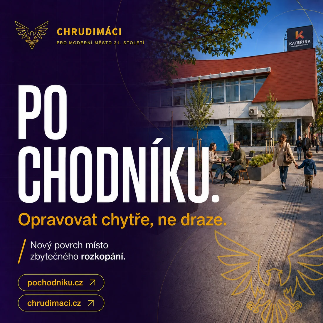 Po chodníku